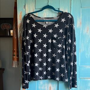 Lucky Brand Gray Knit Top